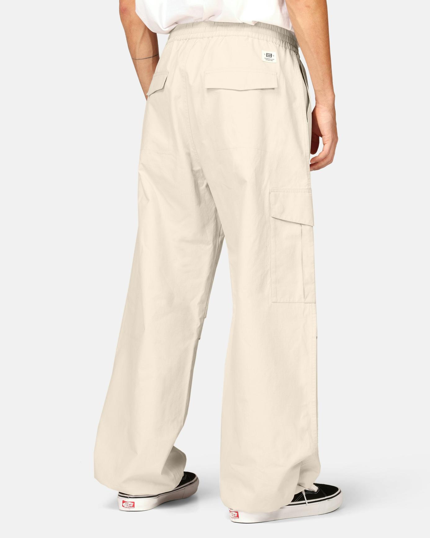 SWEET SKTBS Mega Parachutebyxor Off White Herr