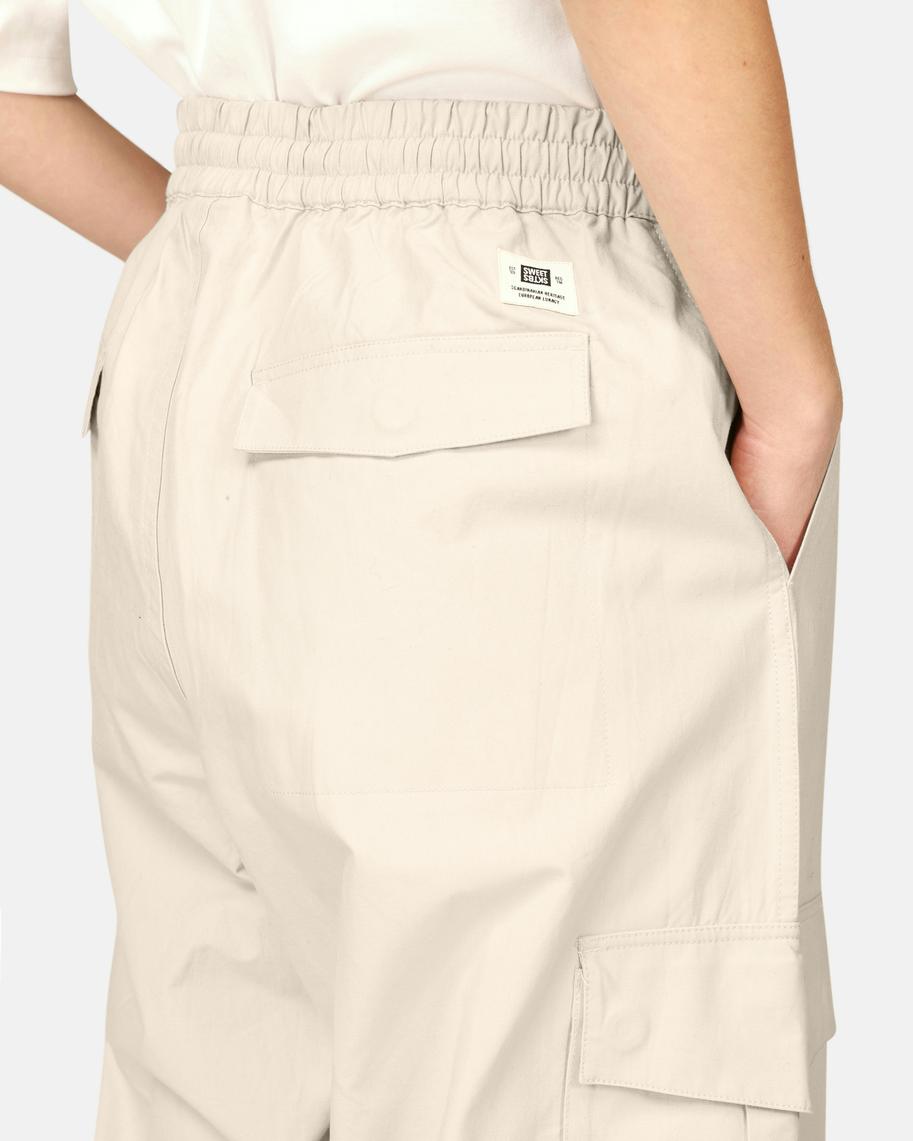 SWEET SKTBS Mega Parachutebyxor Off White Herr