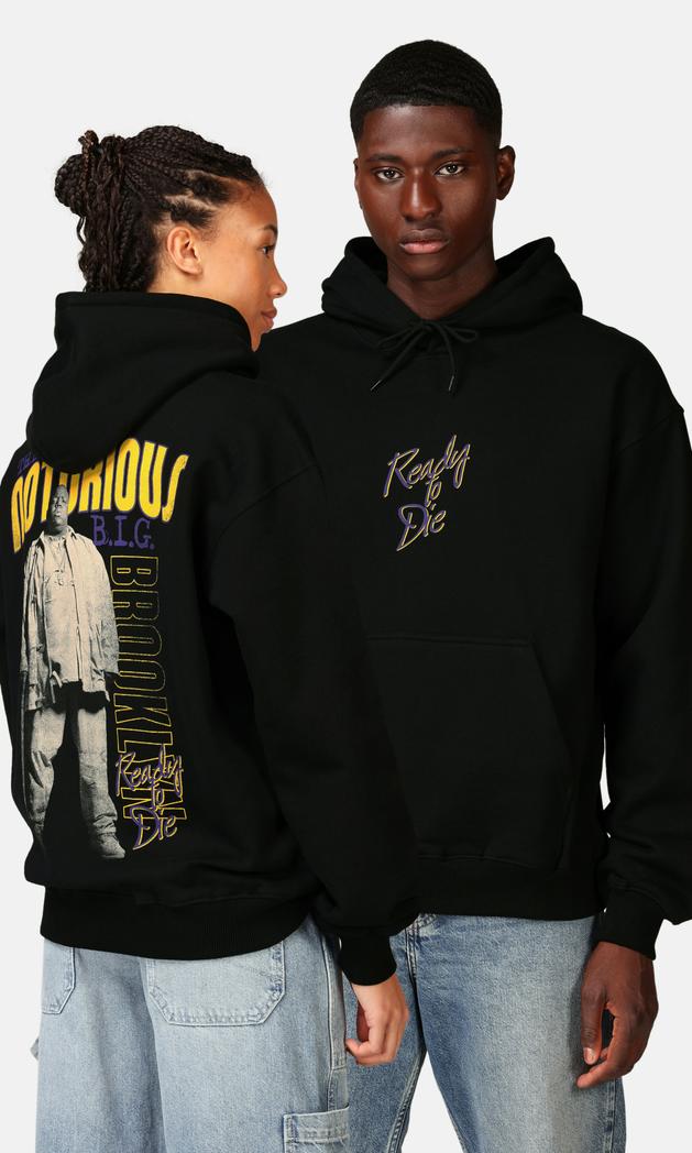 Notorious B.I.G Svart Unisex Hoodie