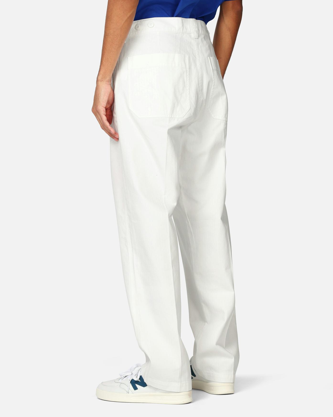 Yôke Byxa med Patchfickor Vit Herr