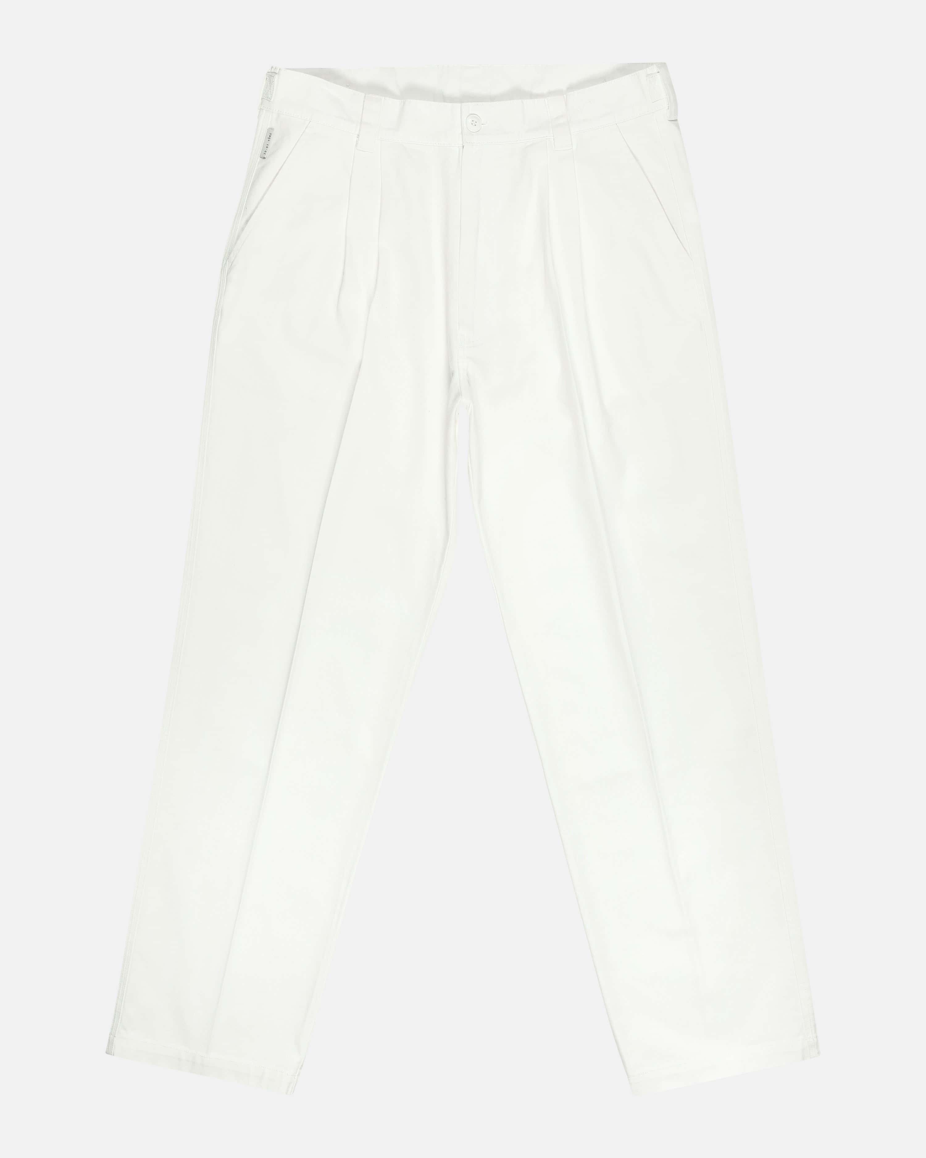 Yôke Byxa med Patchfickor Vit Herr