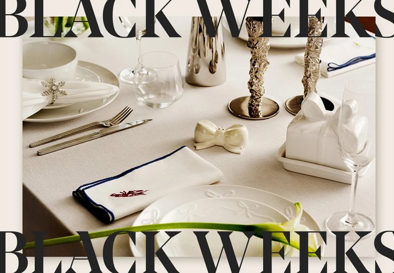 Upp till 50% på dukning & servering