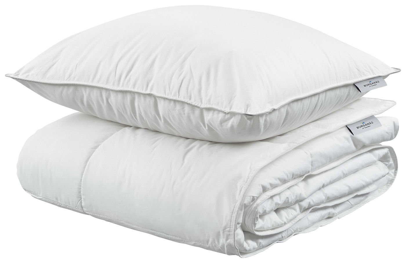 Lyxigt Hotelltäcke och Kuddset Borganäs