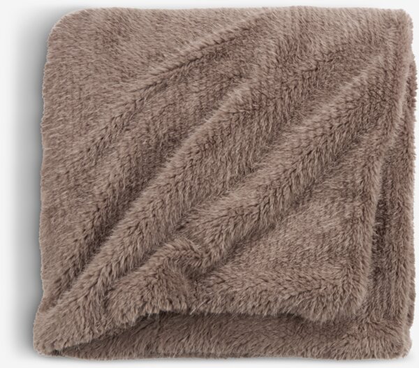 Pläd MYRFIOL 135x195 Taupe Filt