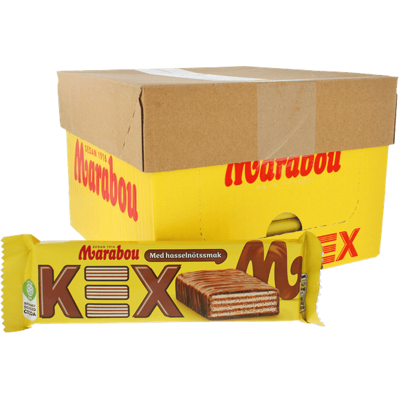 Marabou Kex Hasselnötssmak 36-pack