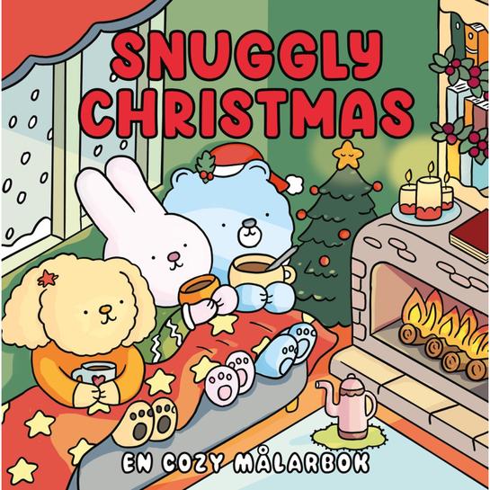 Snuggly Christmas – Mysig Målarbok (Häftad)