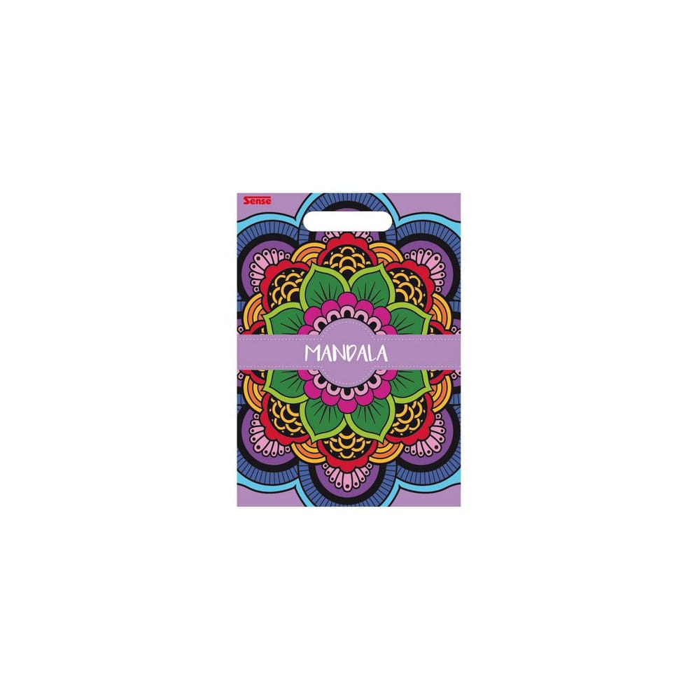 Målarbok Mandala 24 Sidor Fria Former