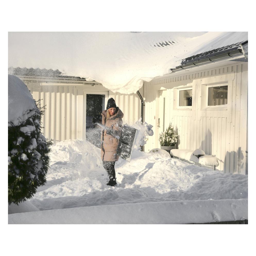 Snöskyffel med robust aluminiumskaft 145 cm
