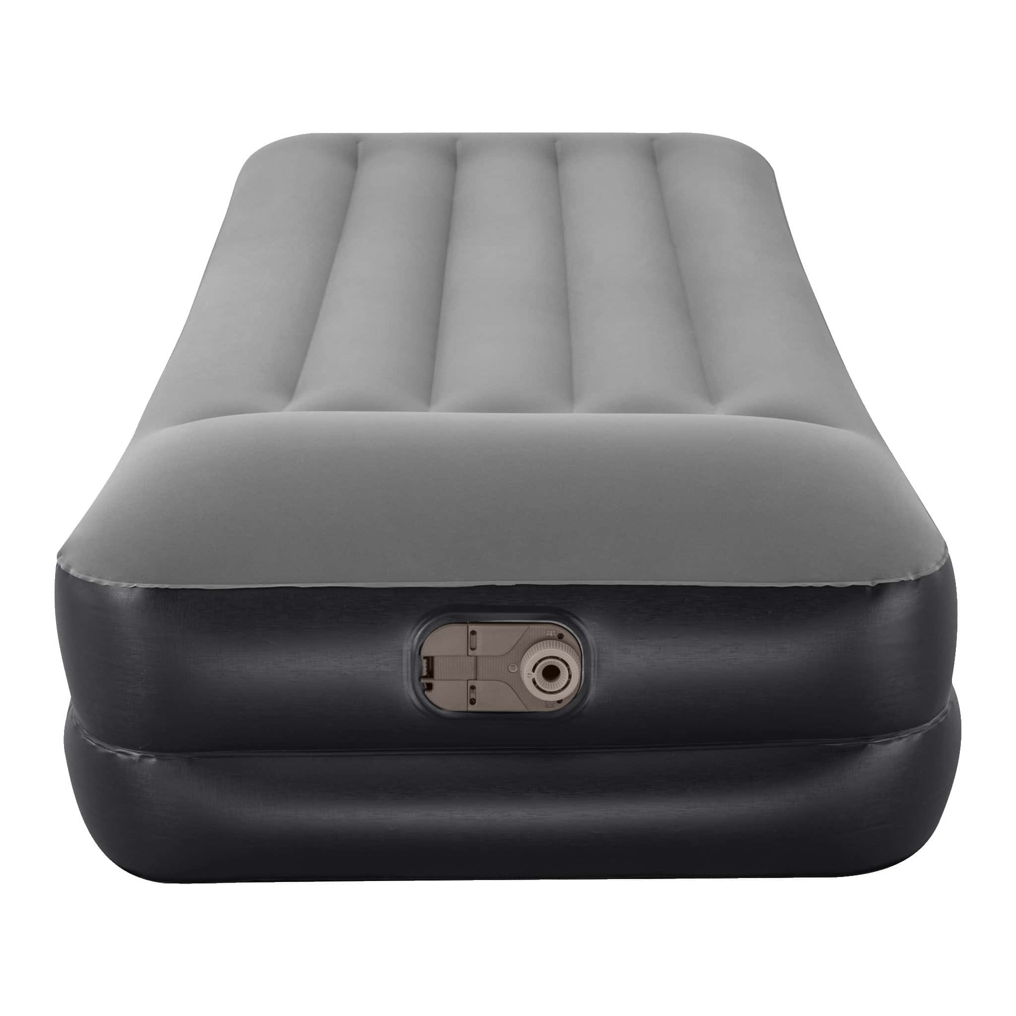 Luftmadrass med inbyggd pump 191x97 cm