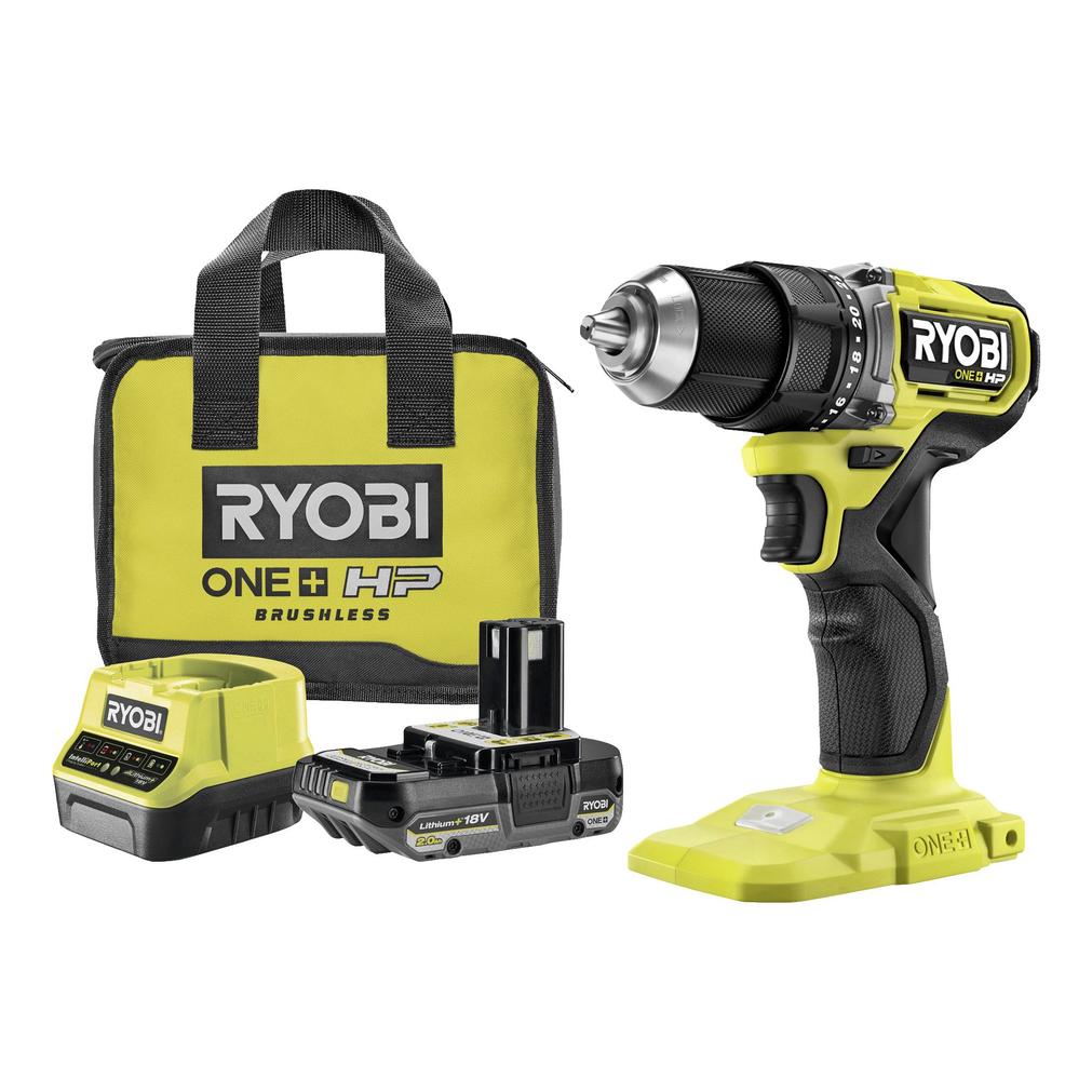Ryobi ONE+ HP borstlös skruvdragare 18 V kit