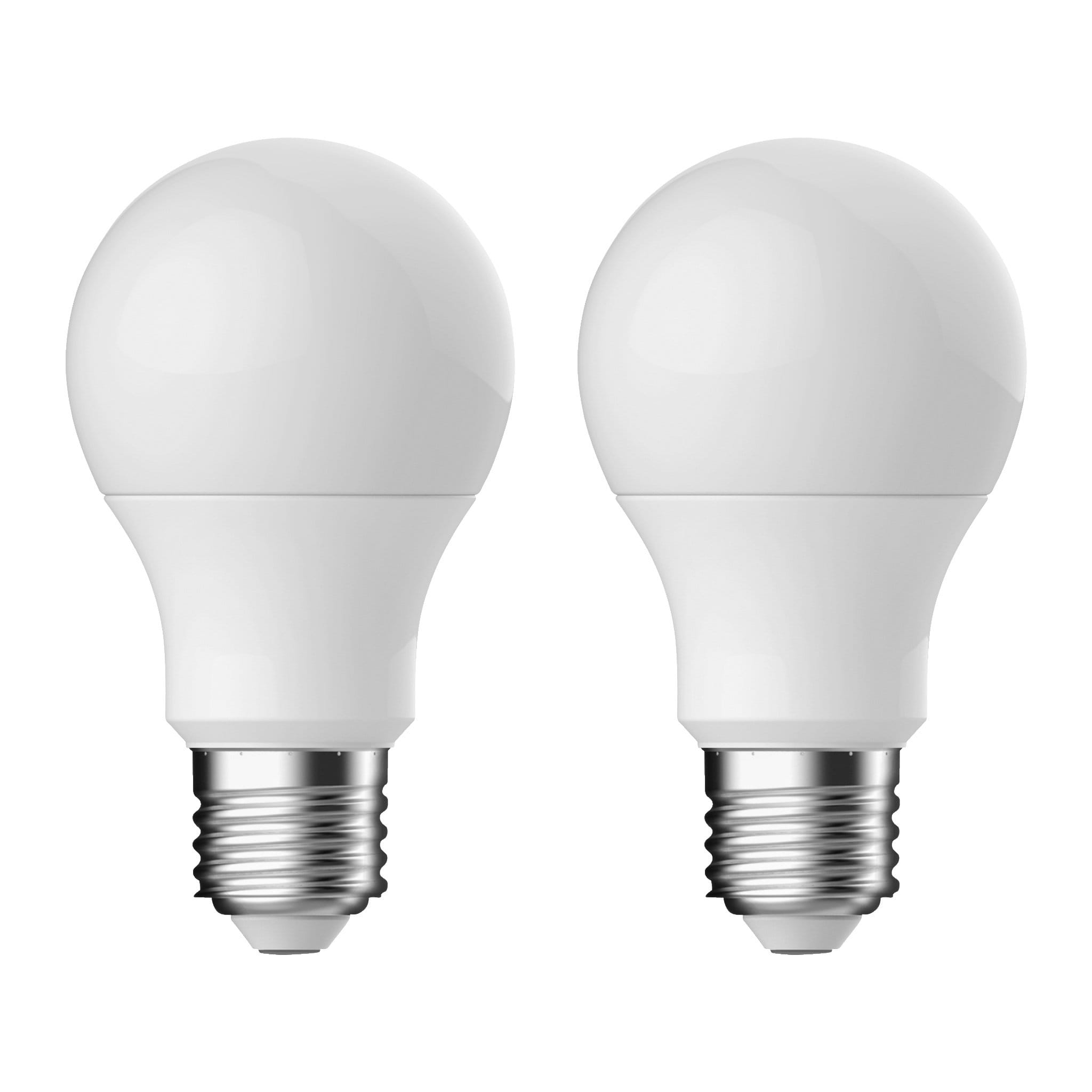 LED Normallampa E27 8.6 W 806 lm 2-pack