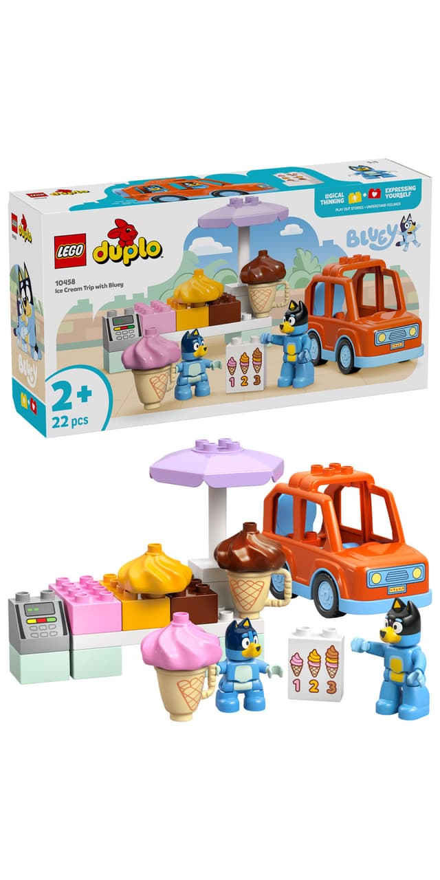 LEGO DUPLO Bluey Glassutflykt Set 10458