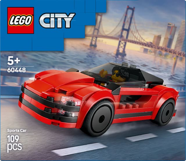 LEGO City Röd Sportbil 60448 Set