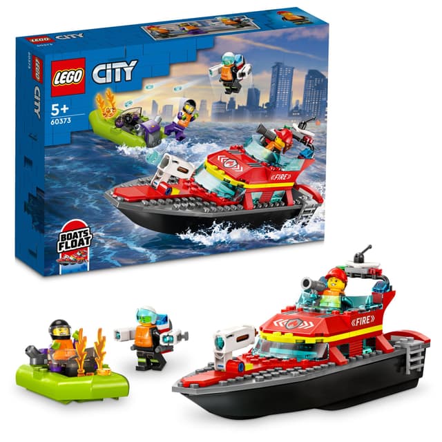 LEGO City Brandräddningsbåt 60373 Set