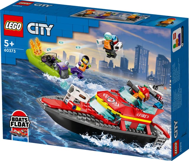 LEGO City Brandräddningsbåt 60373 Set