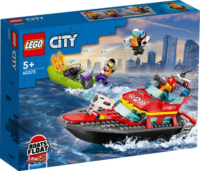 LEGO City Brandräddningsbåt 60373 Set