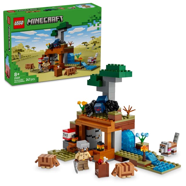 LEGO Minecraft Expedition till Bältdjursgruvan 21269