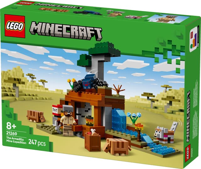 LEGO Minecraft Expedition till Bältdjursgruvan 21269