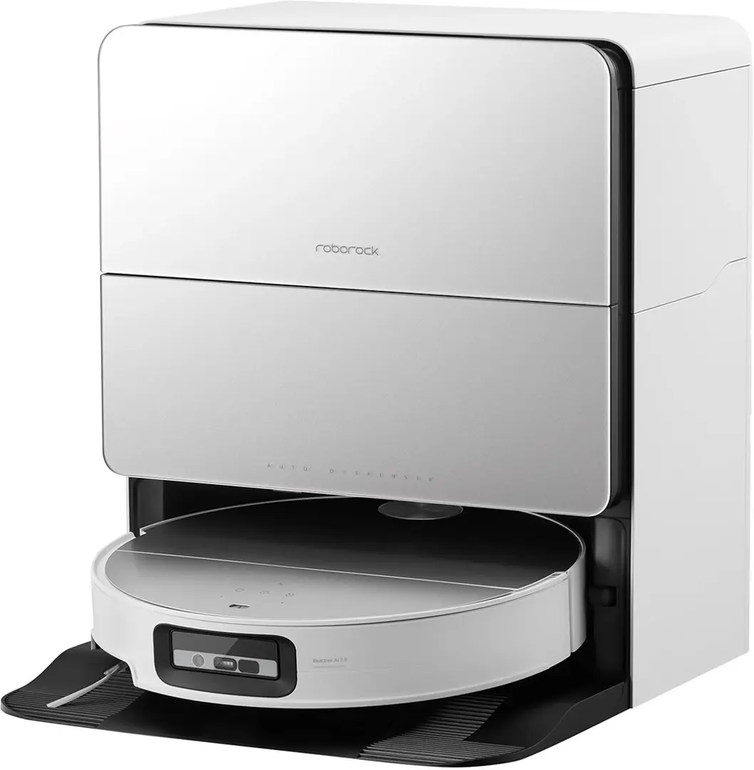 Roborock Saros 10 robotdammsugare vit