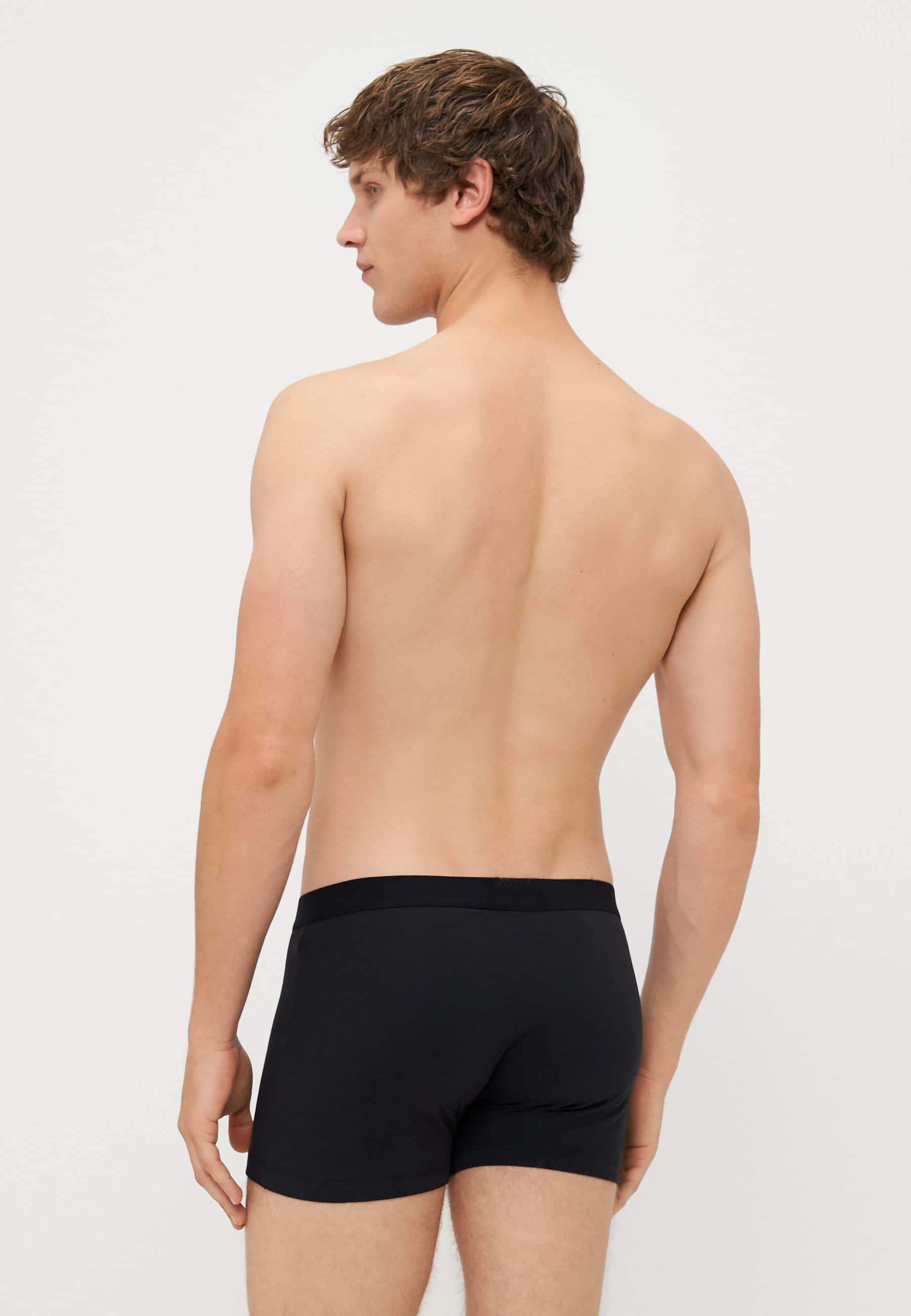 Pier One 10-Pack Svarta Boxerkalsonger