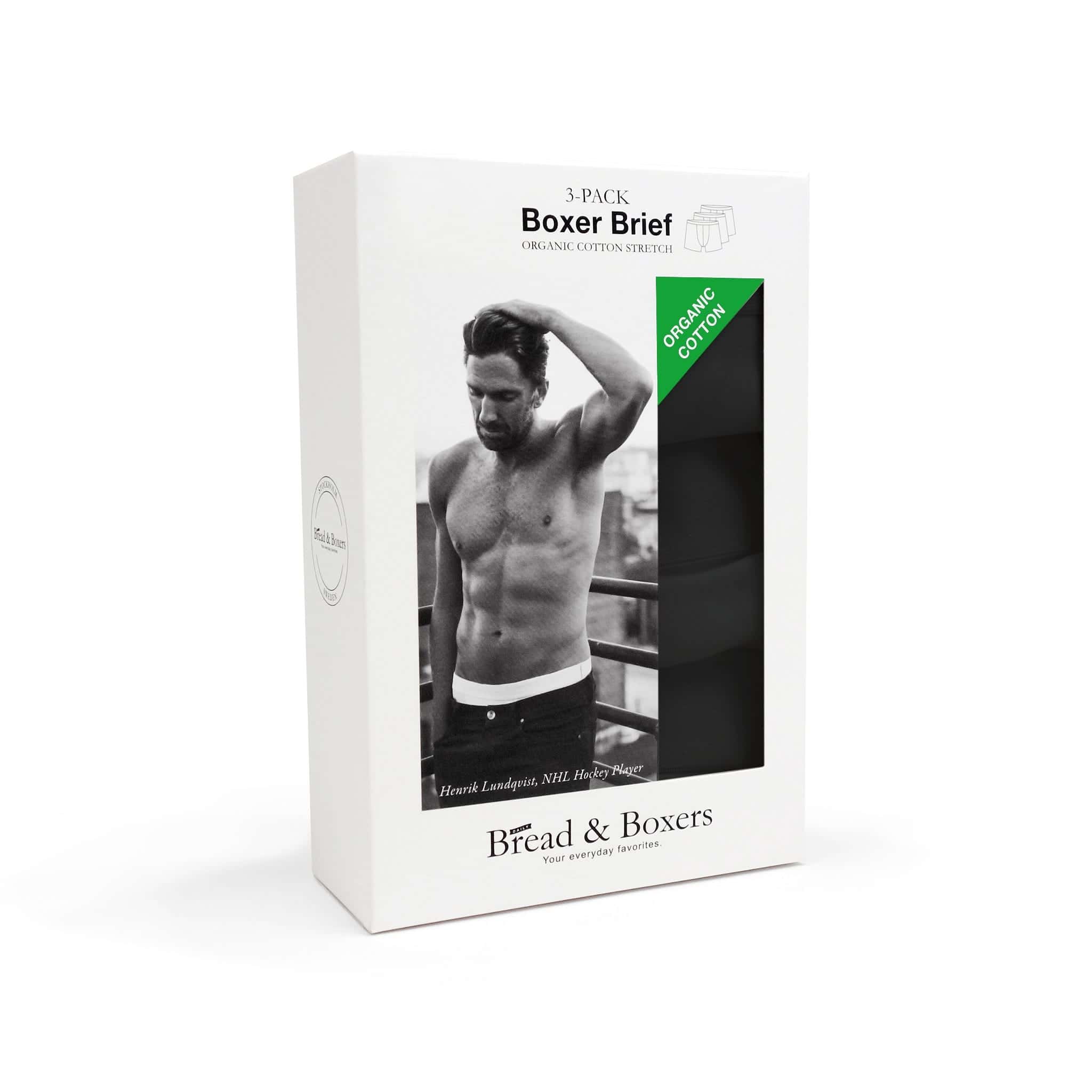 3-Pack Svarta Trunk Kalsonger Herr