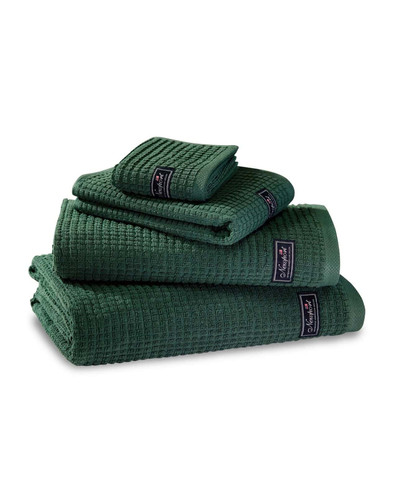 Fisher Island grön lyxhandduk