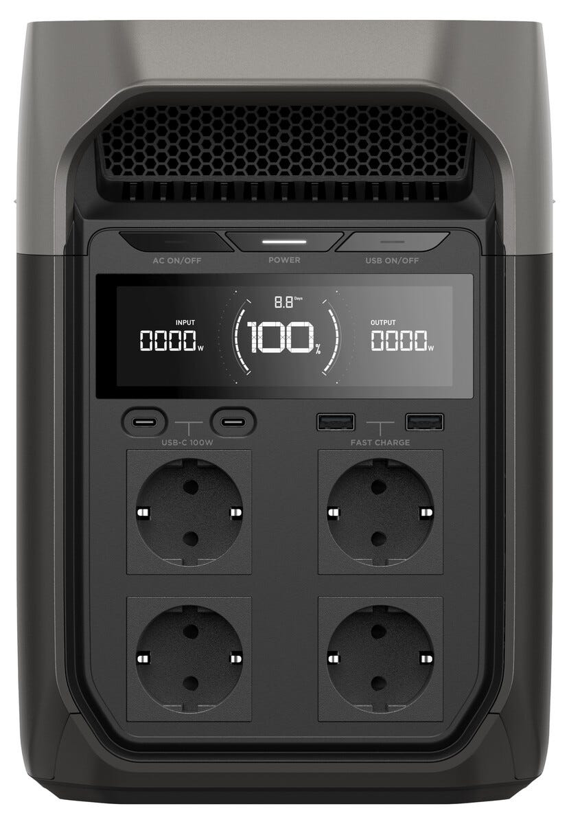 EcoFlow Delta 3 Portabel Powerstation 1024 Wh