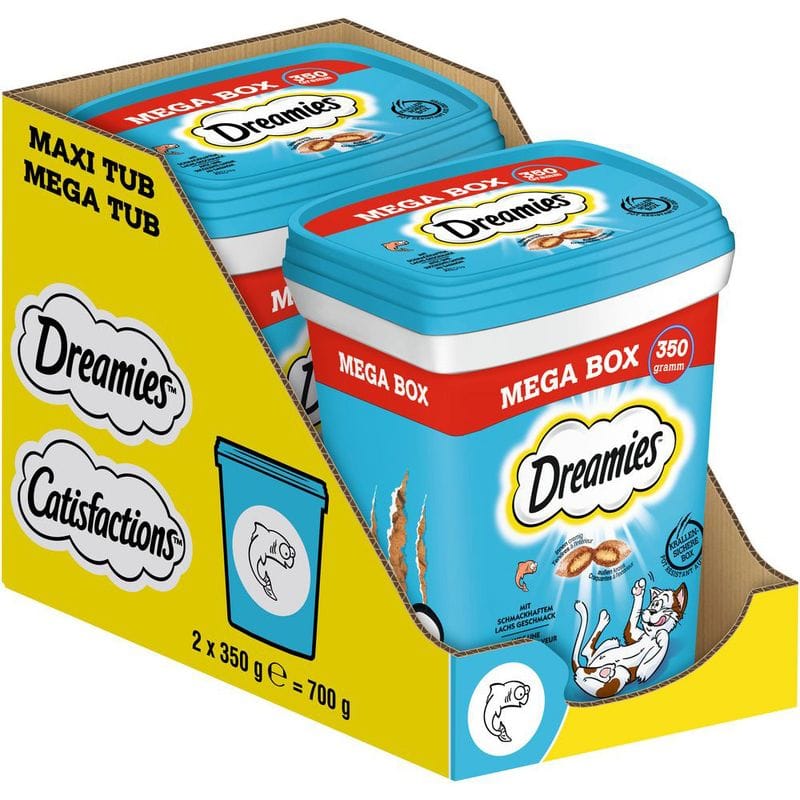 Dreamies Megatub Läckra Kattgodisbitar 350 g