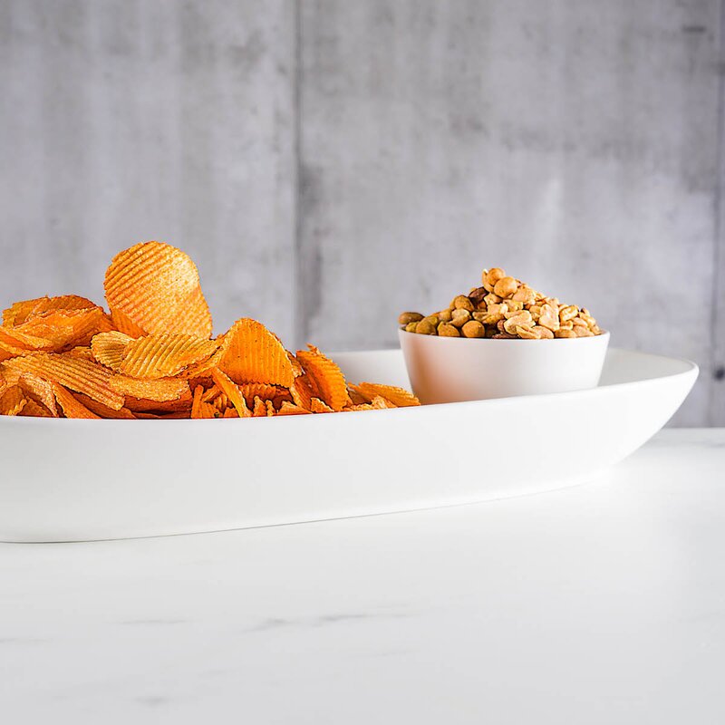 Modern Tapasfat 44,5 cm med Dipskål