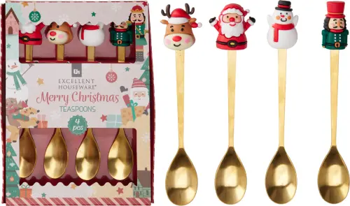 Eleganta dessertbestick med julmotiv