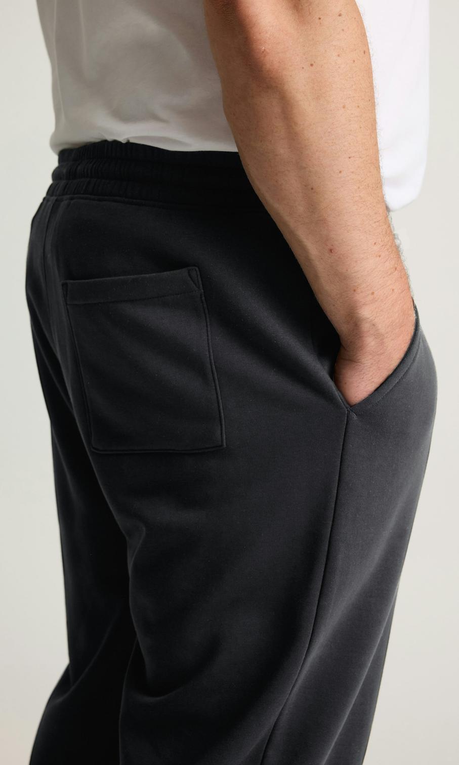 Svarta Sweatpants för Herr