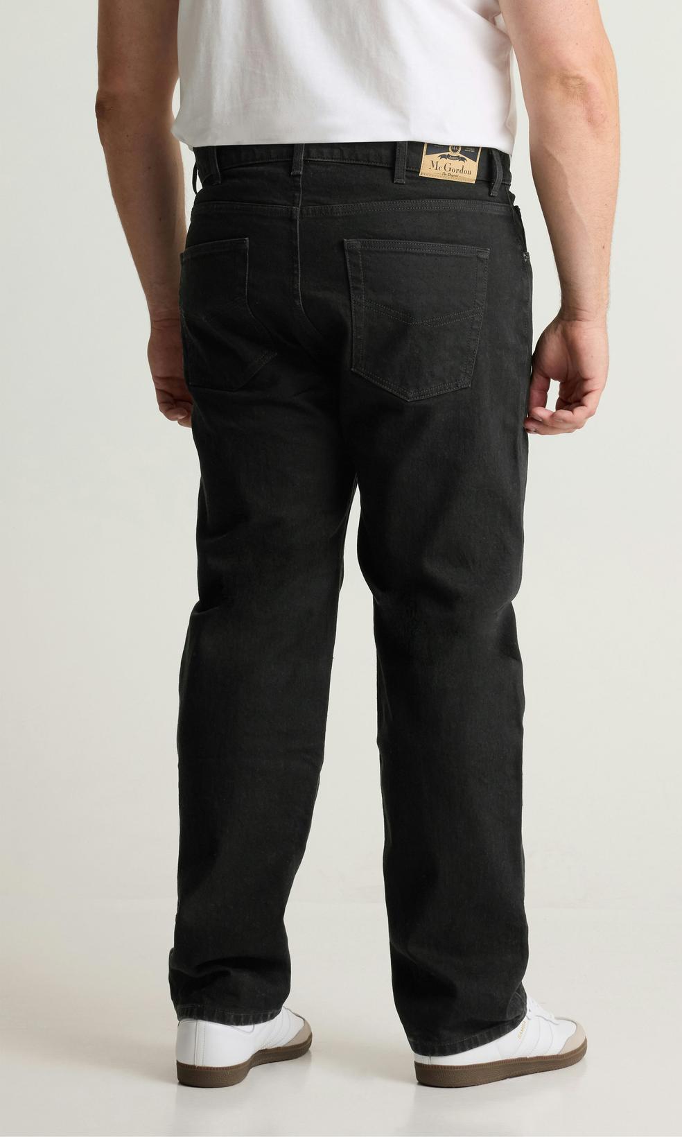 Svart McGordon Stretchjeans för Herr