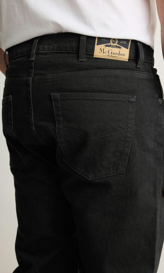 Svart McGordon Stretchjeans för Herr