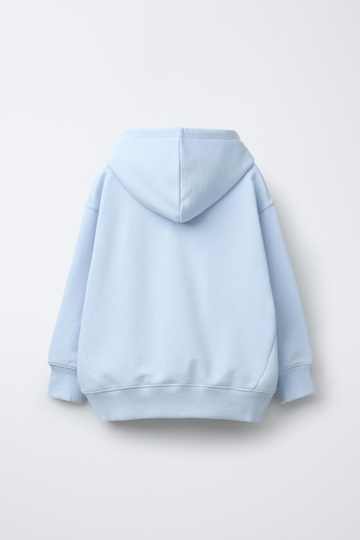 Ljusblå Garfield Graffiti Sweatshirt