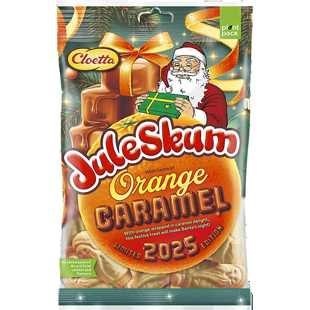 Orange Caramel Juleskum 100 g