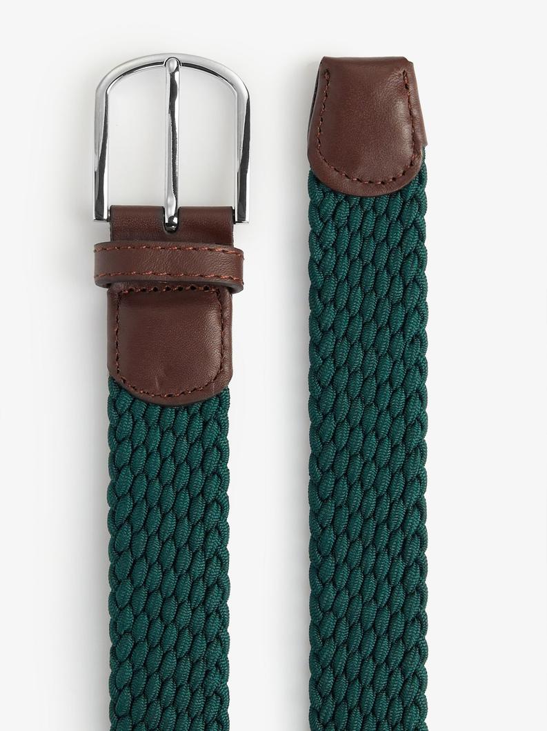 Elegant Flätat Bälte för Herr