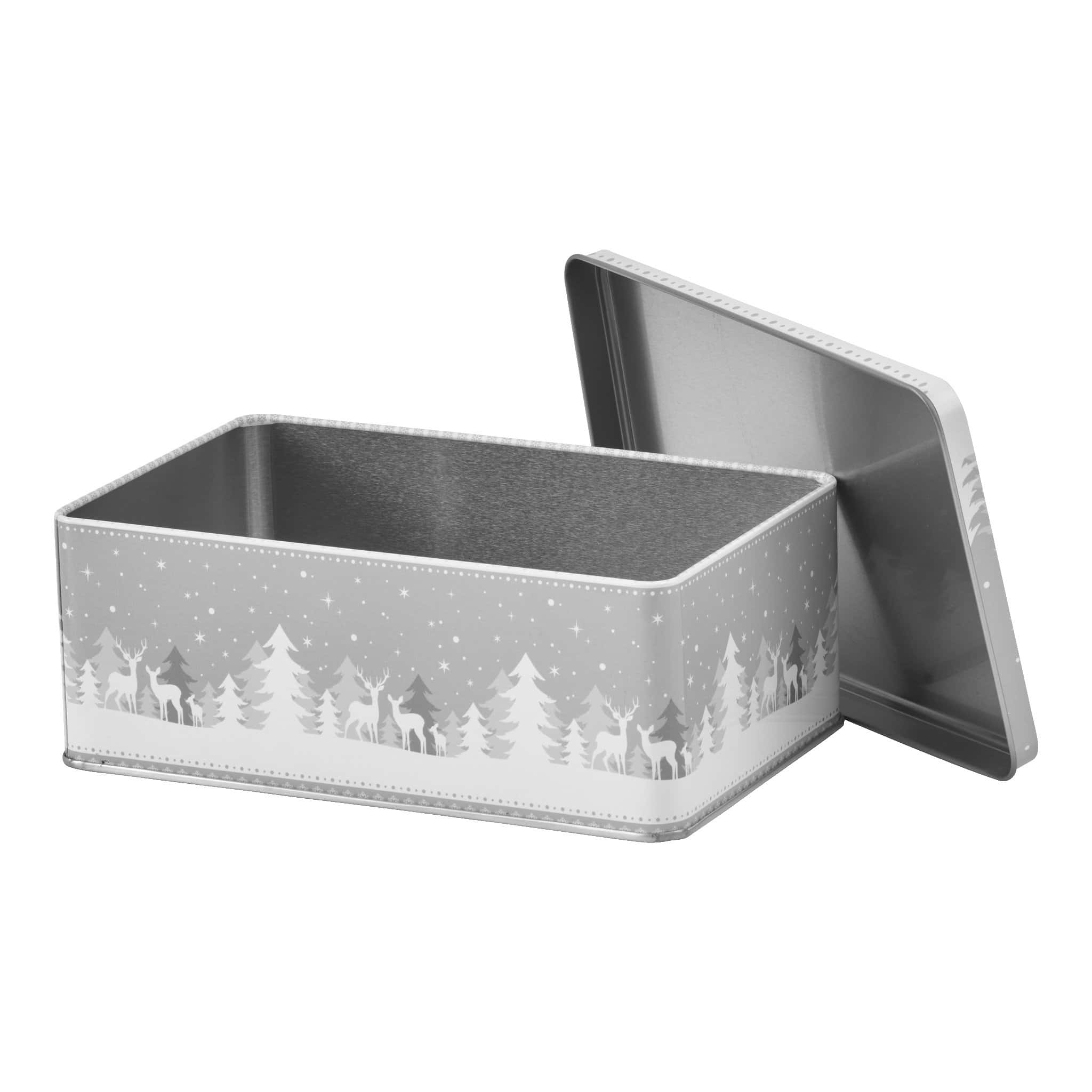 Plåtburkar Set om 3 Delar