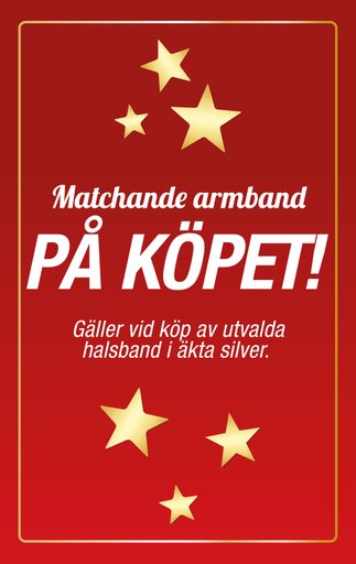 Elegant halsband med matchande armband