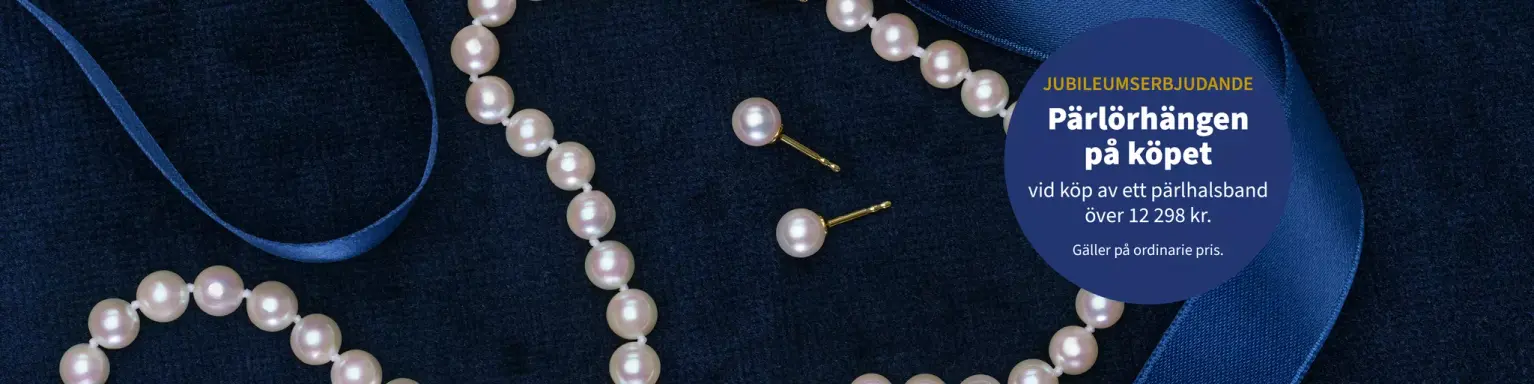 Gratis örhängen vid köp av pärlhalsband