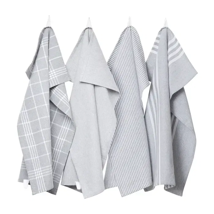 Kökshandduk Marin/Vit 4-pack Classic Textile