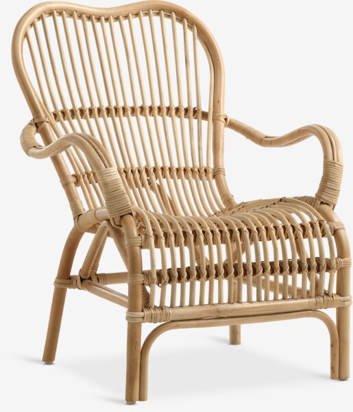 Fotpall HUNDESTED Offwhite Teddy Beklädnad