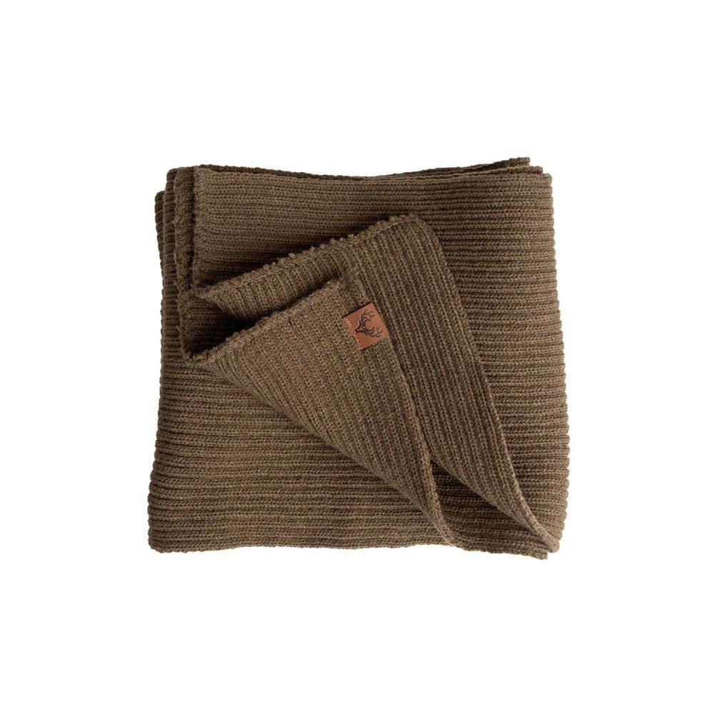 Stickad Halsduk Vapiti Grå Grön