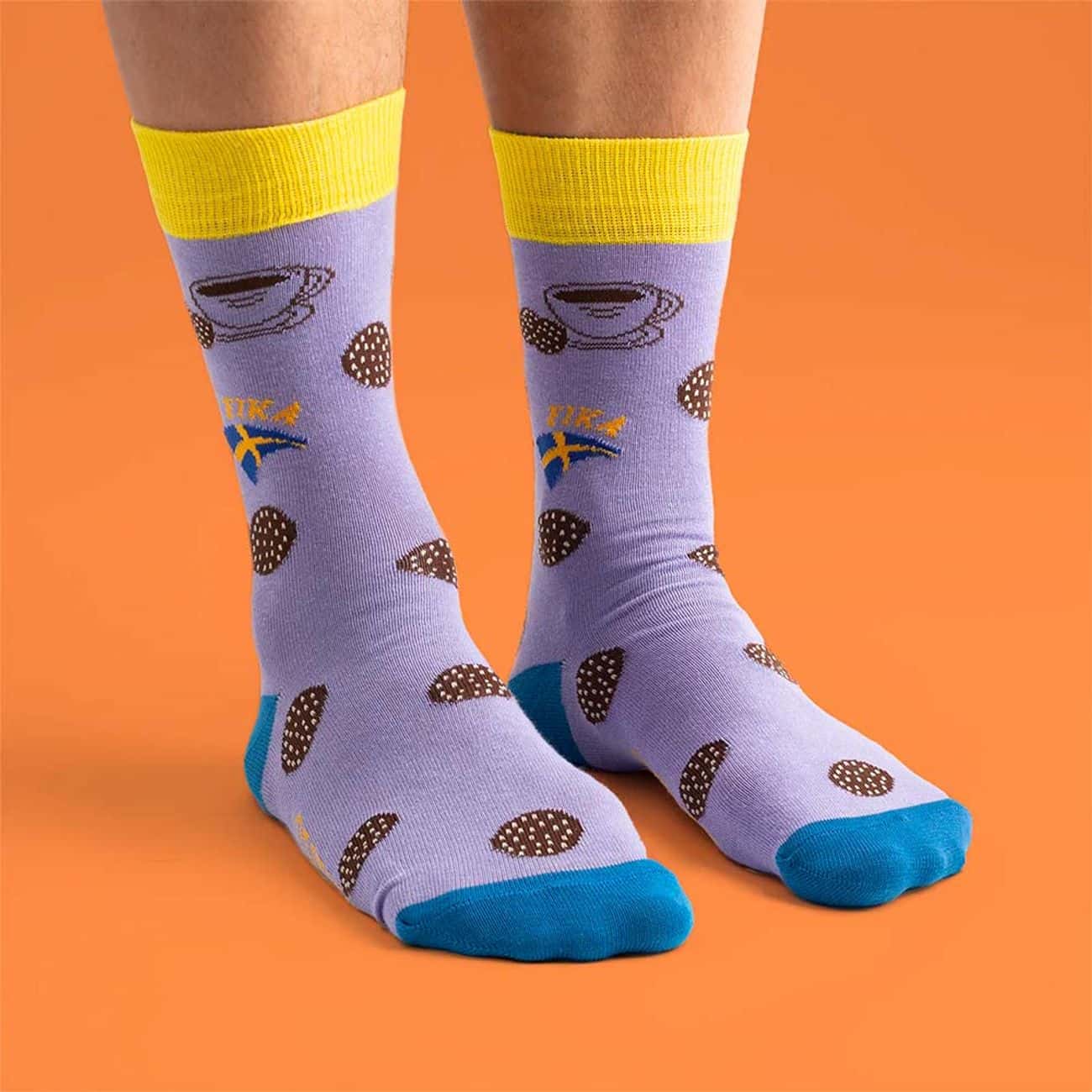 Strumpor med Chokladbollsmotiv