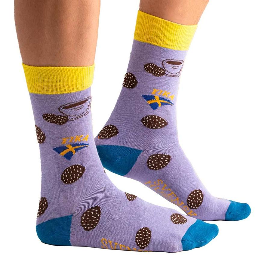 Strumpor med Chokladbollsmotiv