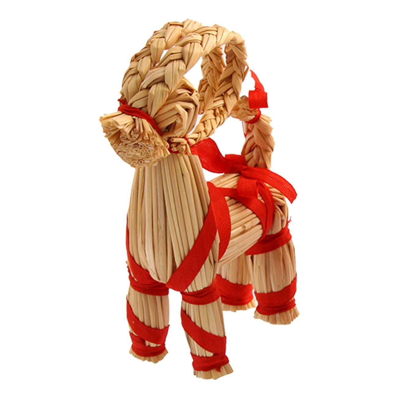 Elegant Halmbock i Svart Natur Röd