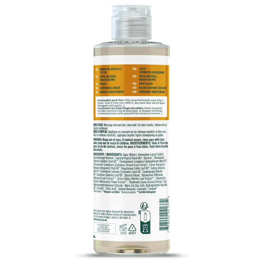 Faith in Nature Jojoba Shampoo 400ml