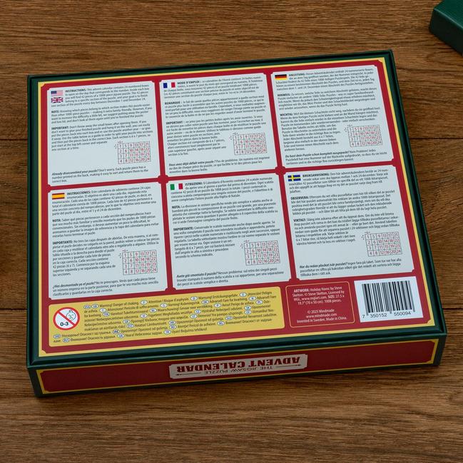 Jigsaw Pussel Adventskalender för Vuxna