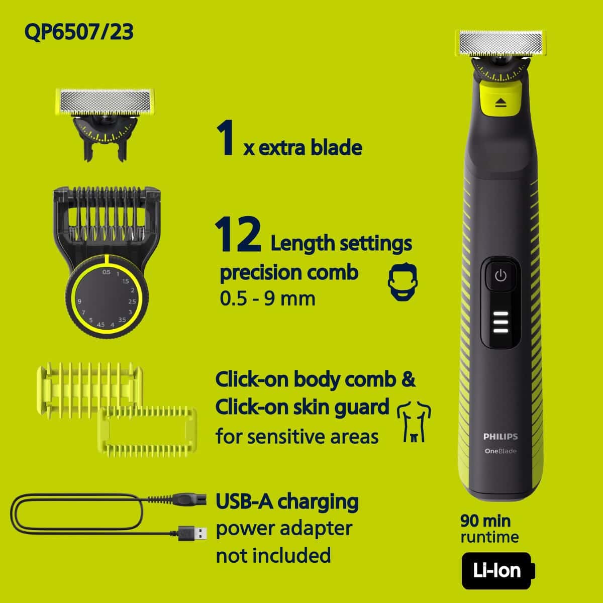 Philips OneBlade Pro 360 Skäggtrimmer