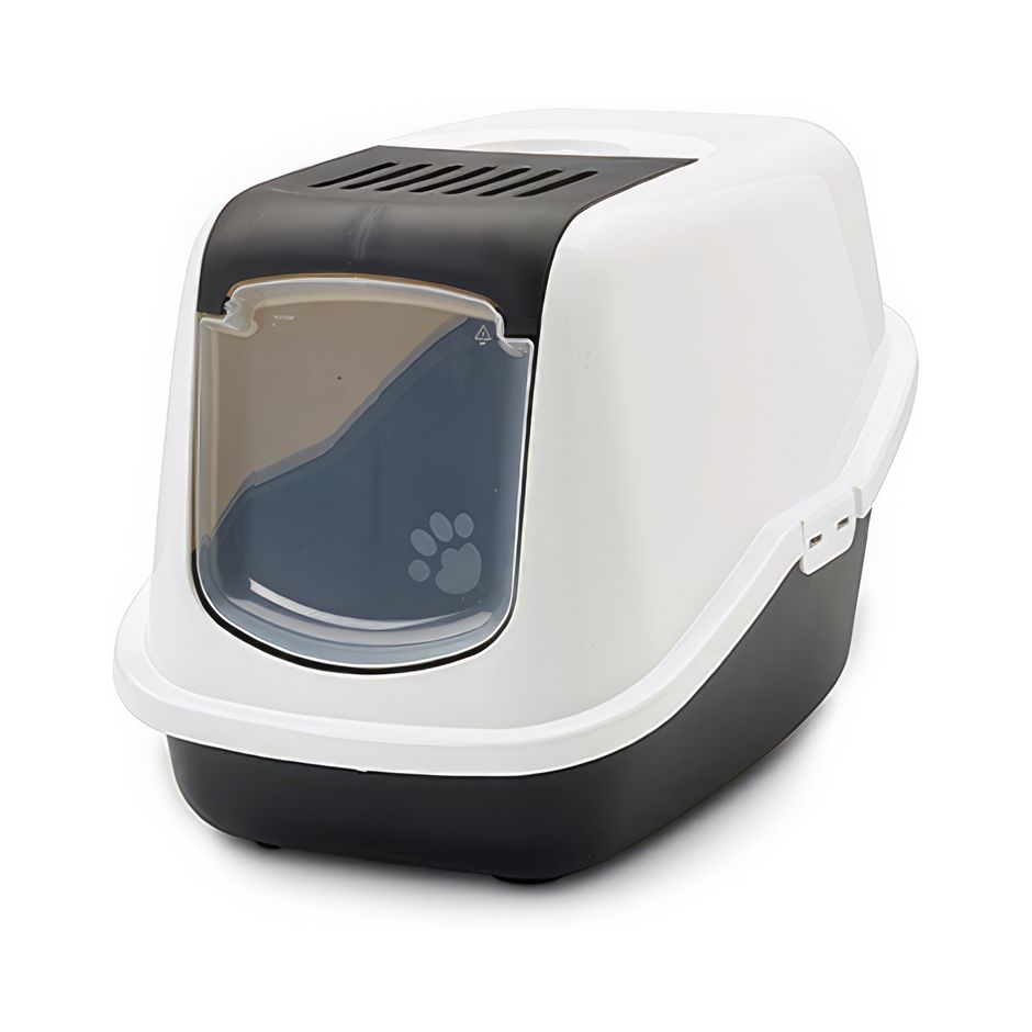 Savic Nestor Kattlåda Black för Husdjur