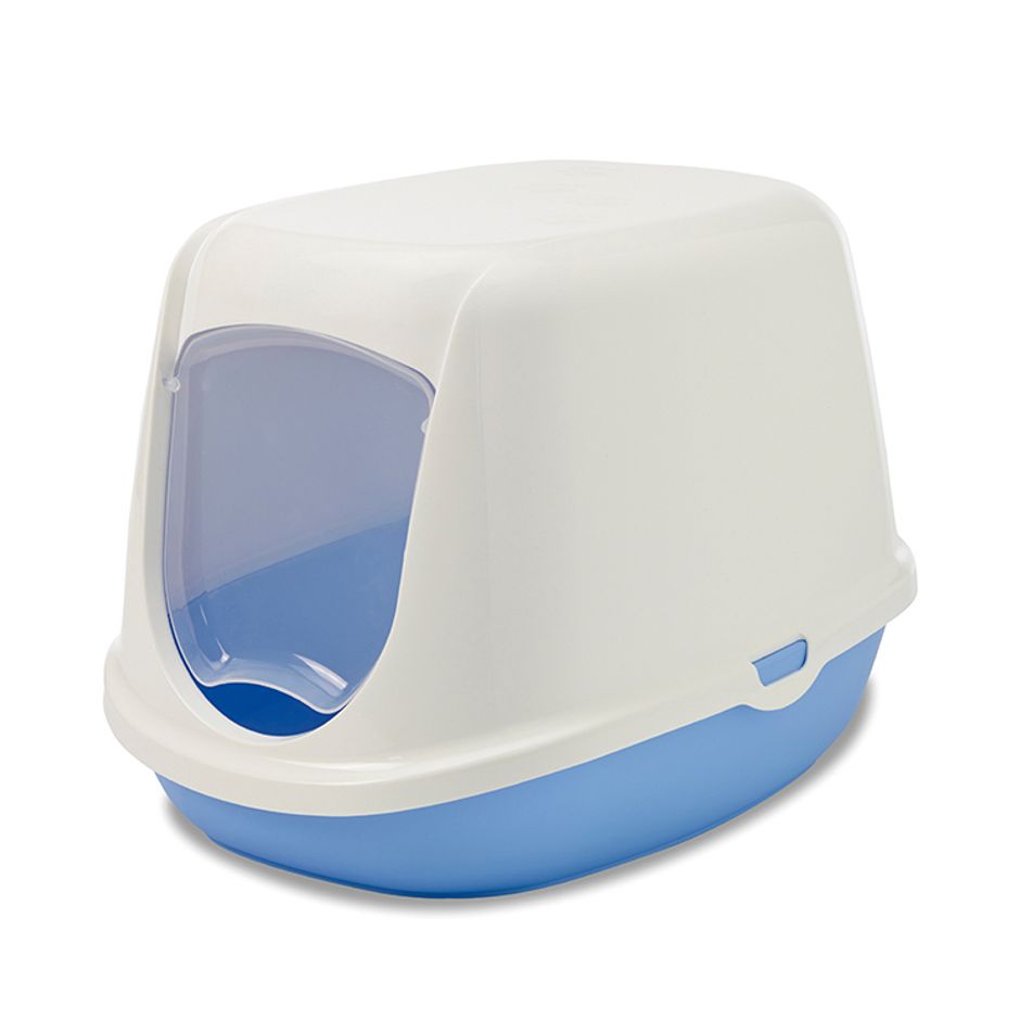 Savic Duchesse Blå Kattlåda för Husdjur